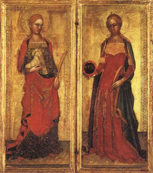 Andrea Bonaiuti St.Agnes and St.Domitilla Germany oil painting art